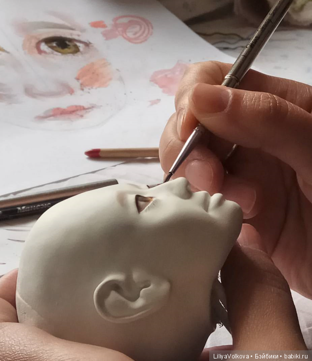 Работа над новой куклой — Лепка авторских кукол: полимерная глина (фото 4)