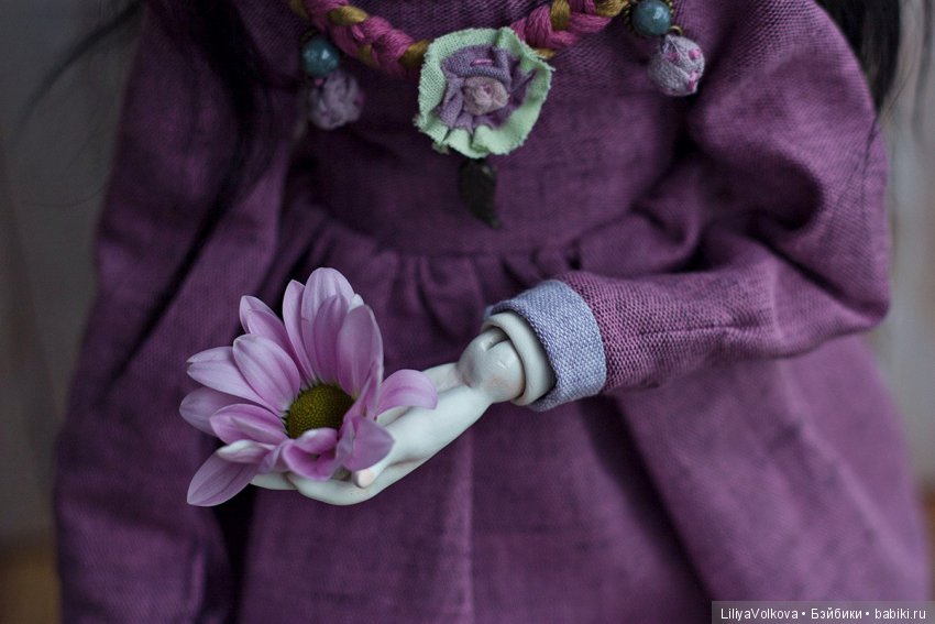 Авторская кукла Хризантема