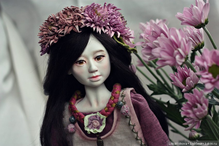 Авторская кукла Хризантема (фото 2)