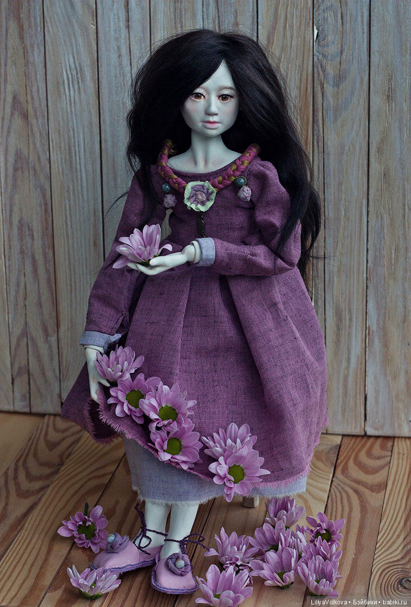 Авторская кукла Хризантема (фото 4)