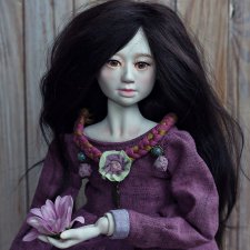 Авторская кукла Хризантема