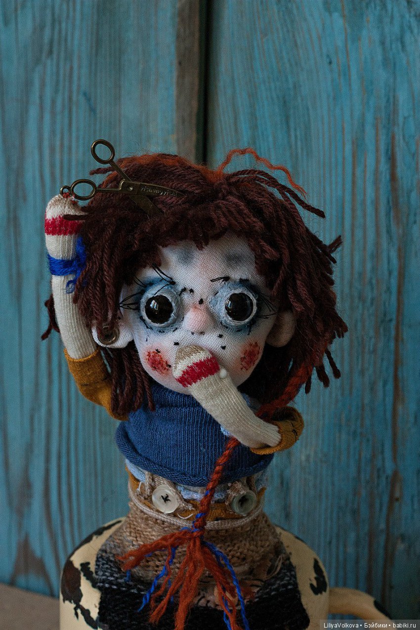 Мои монстряшки — Авторские текстильные куклы: Вальдорфские (фото 9)