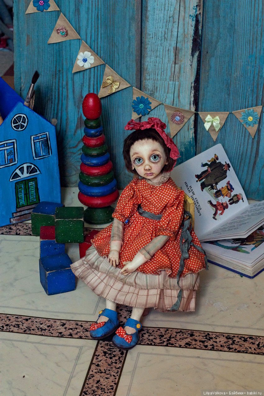 Тутси — Лепка авторских кукол: полимерная глина