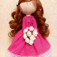 Кукла из ткани Розочка