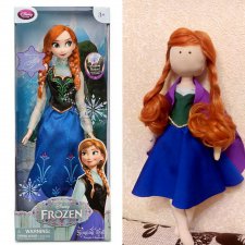 Портретные куколки из ткани