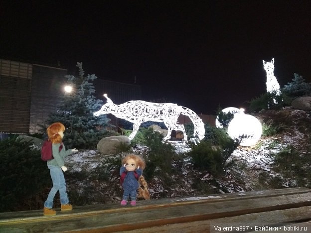 И снова Даринка в Оби...подготовка к Новому году. Часть 1