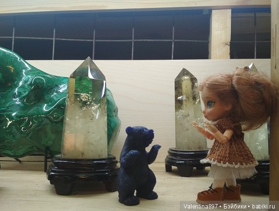 Даринка в гостях у геологов