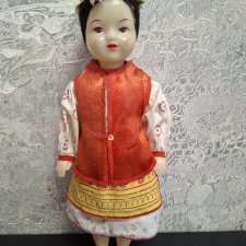 Дружба народов.  Кукла ссср. Украинка