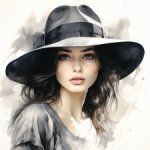 Базовые модели дизайнерских шляп для авторских кукол