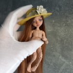 Авторские шляпки для коллекционных кукол