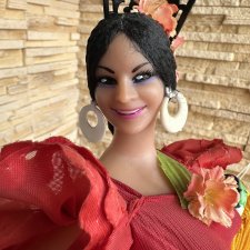 Кукла - испанка, 45 см.