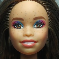 Барби Фашионистас 206 с веснушками и родинками нюд (2)