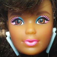Голова Барби музыкант Barbie Rewind 80s Night Out (Репродукция 2021 год)