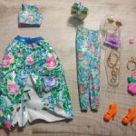 Аутфит Барби Экстра Fancy в цветочном платье (2)