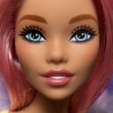 Русалка Одиль с розовыми волосами