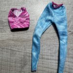 Аутфит Барби "Безграничные движения" Милли розовый с голубым (2)