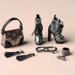 Частичные аксессуары Nu. Face Neo-Romantic Rayna Ahmadi Integrity Toys