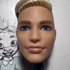 Голова Праздничного Кена блондина. 2025 год