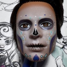 Голова Кена Диа де Муэртос 2022 год