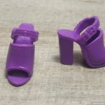 Сиреневые босоножки для Барби