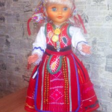 Кукла в национальном костюме из Португалии, доставка в цене!