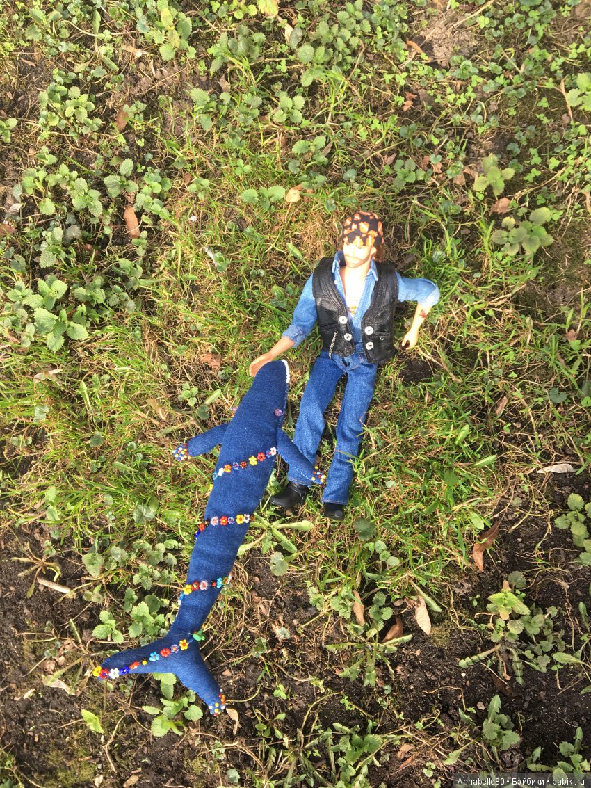 Почему ты джинсовый | Бэйбики Почему ты джинсовый — Текстильные игрушки и примитивы: кофейные (фото 7)