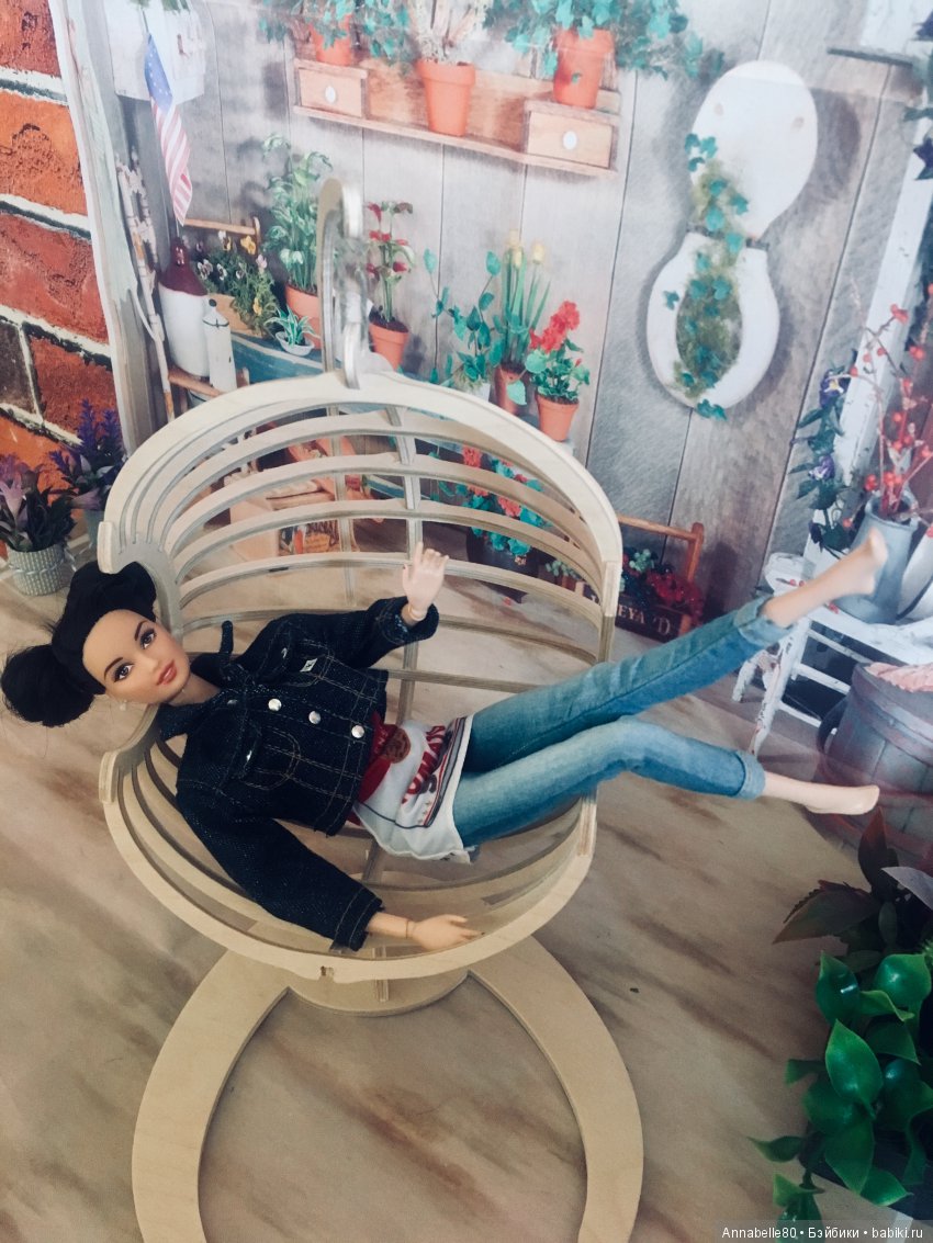 Джинсовый кантри-топик — Куклы Barbie (Барби): Looks (фото 10)