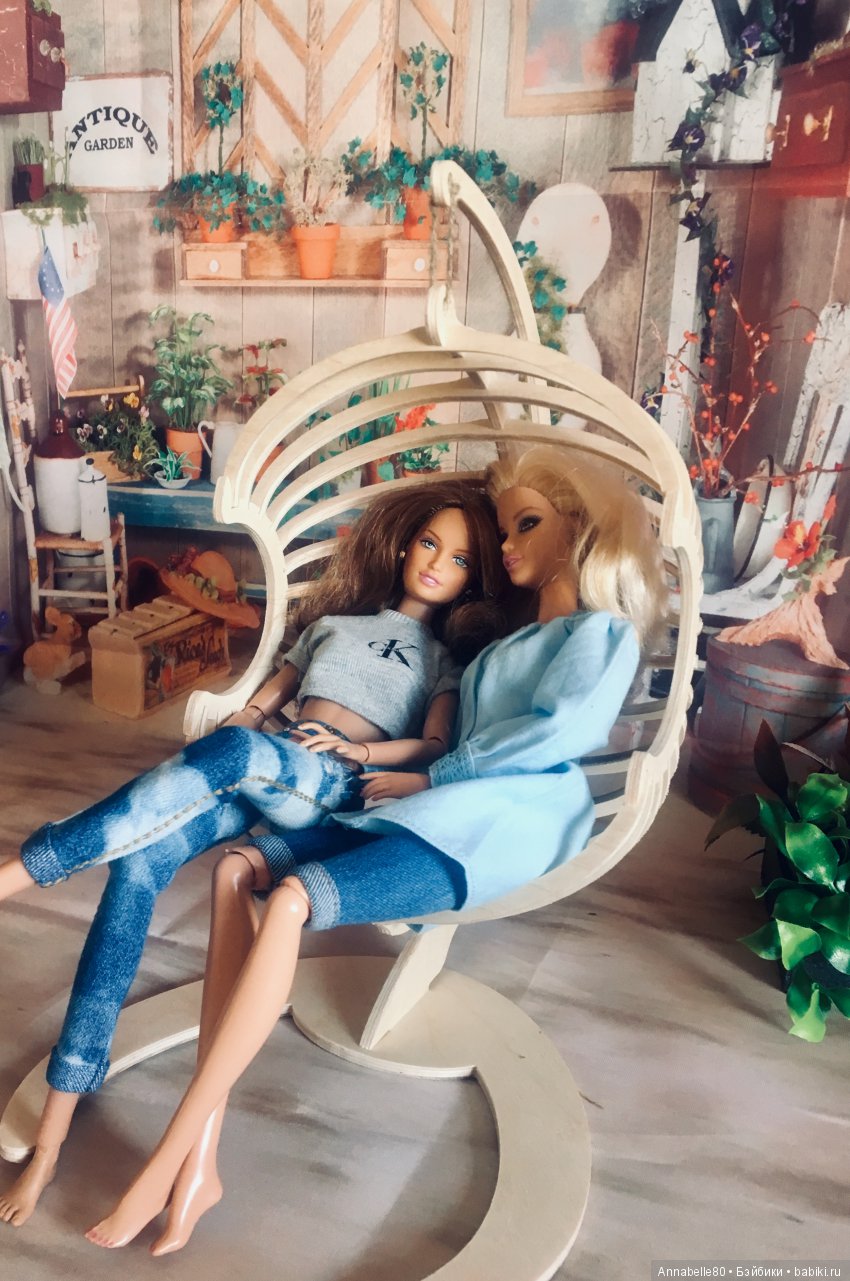 Джинсовый кантри-топик — Куклы Barbie (Барби): Looks