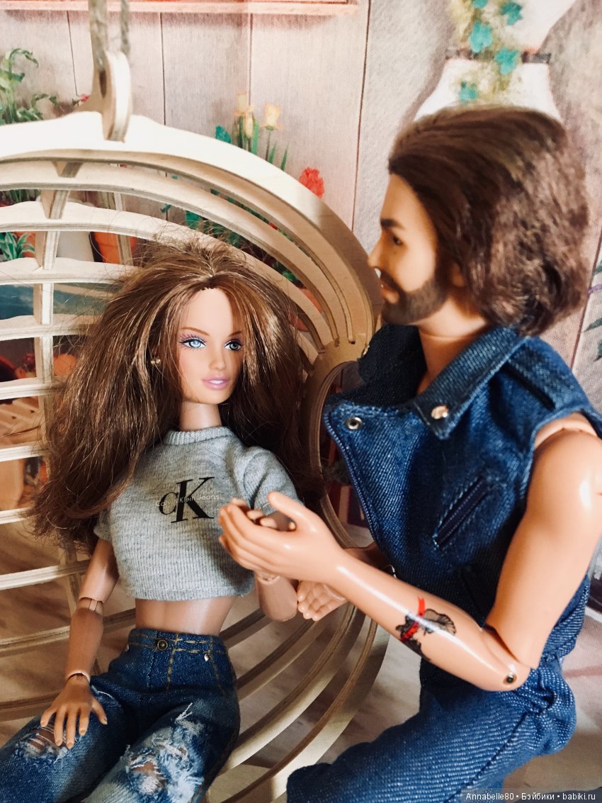 Джинсовый кантри-топик — Куклы Barbie (Барби): Looks (фото 4)