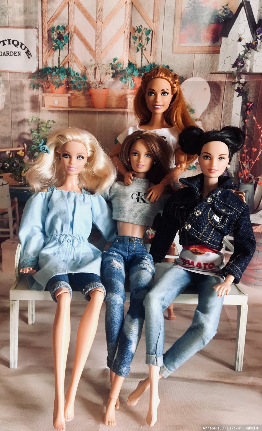 Джинсовый кантри-топик — Куклы Barbie (Барби): Looks