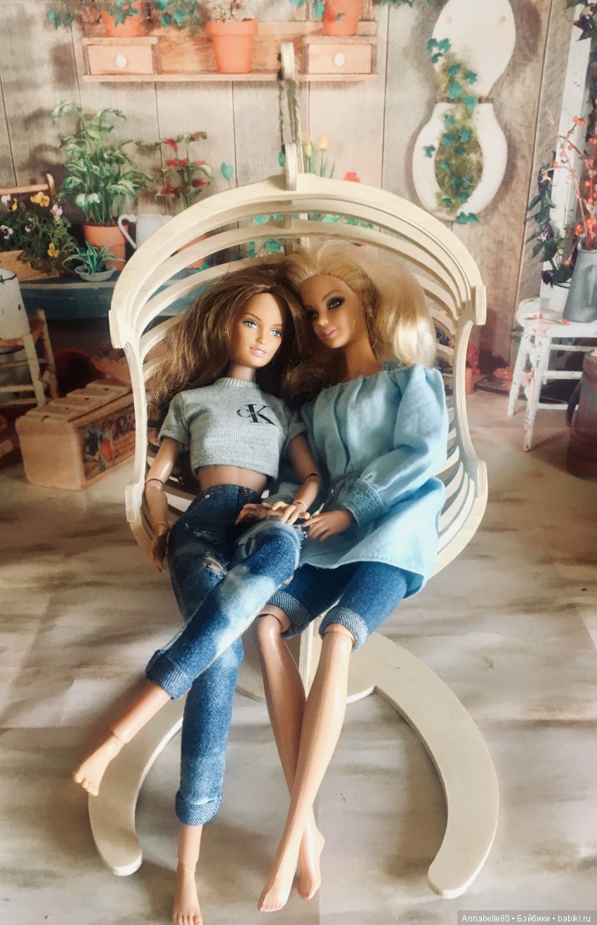 Джинсовый кантри-топик — Куклы Barbie (Барби): Looks