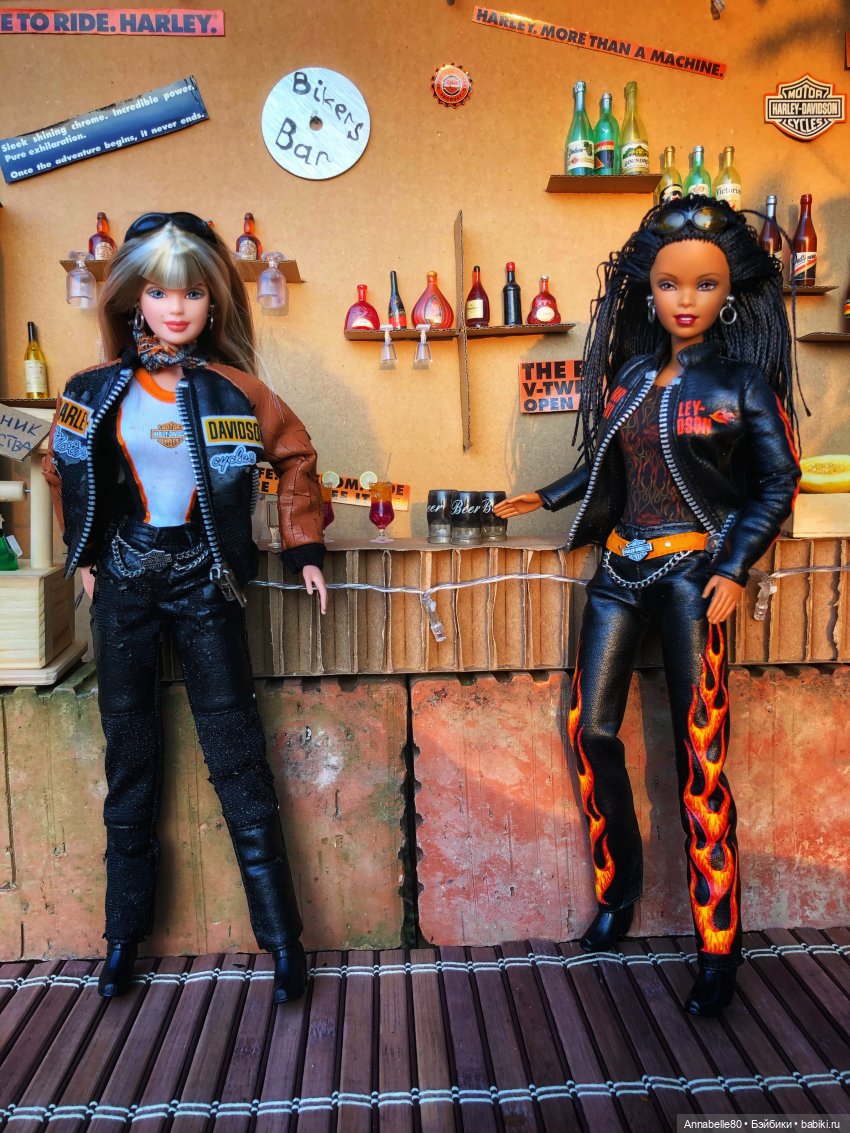 Harley Davidson Barbie или байкерский бар (фото 8)