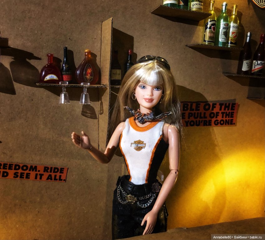 Harley Davidson Barbie или байкерский бар