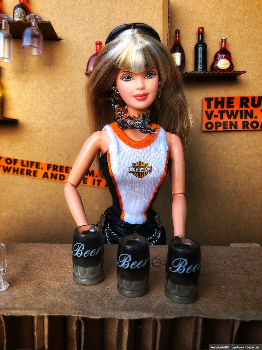 Harley Davidson Barbie или байкерский бар