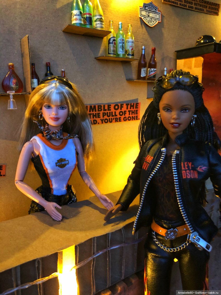 Harley Davidson Barbie или байкерский бар