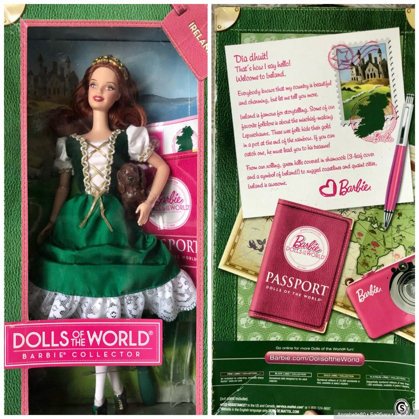 Топик по-ирландски: Ireland Barbie 2011 и Irish Dance Barbie 2006 (фото 7)