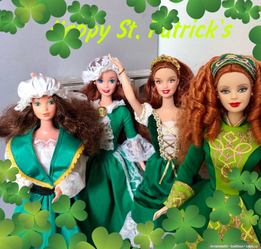 Топик по-ирландски: Ireland Barbie 2011 и Irish Dance Barbie 2006