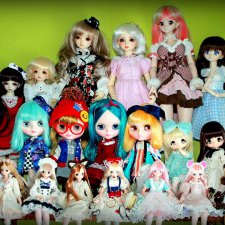 Коллекция японских аниме-кукол и не только