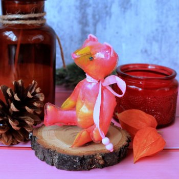 Мишка Тедди из ПВХ-пленки