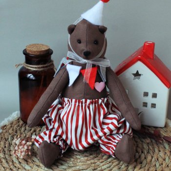 Отзыв на набор для шитья от Арт Ткани - "Цирковой медведь Банни"