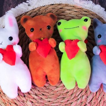 Милые зверята ко дню Святого Валентина