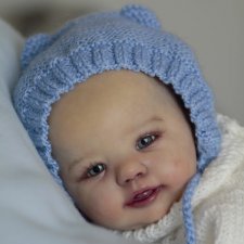 Прототип Abigail Smiling by Laura Tuzio Ross 1 часть в процессе работы