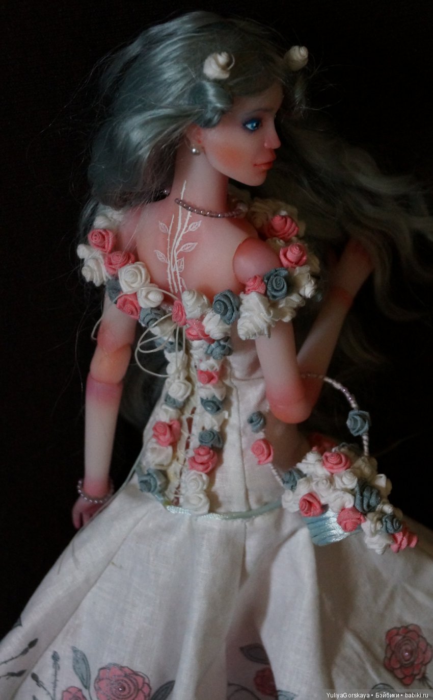 История преобразования одной моей полиуретановой куколки Ифе (фото 6)