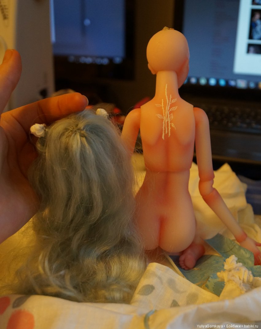 История преобразования одной моей полиуретановой куколки Ифе (фото 4)