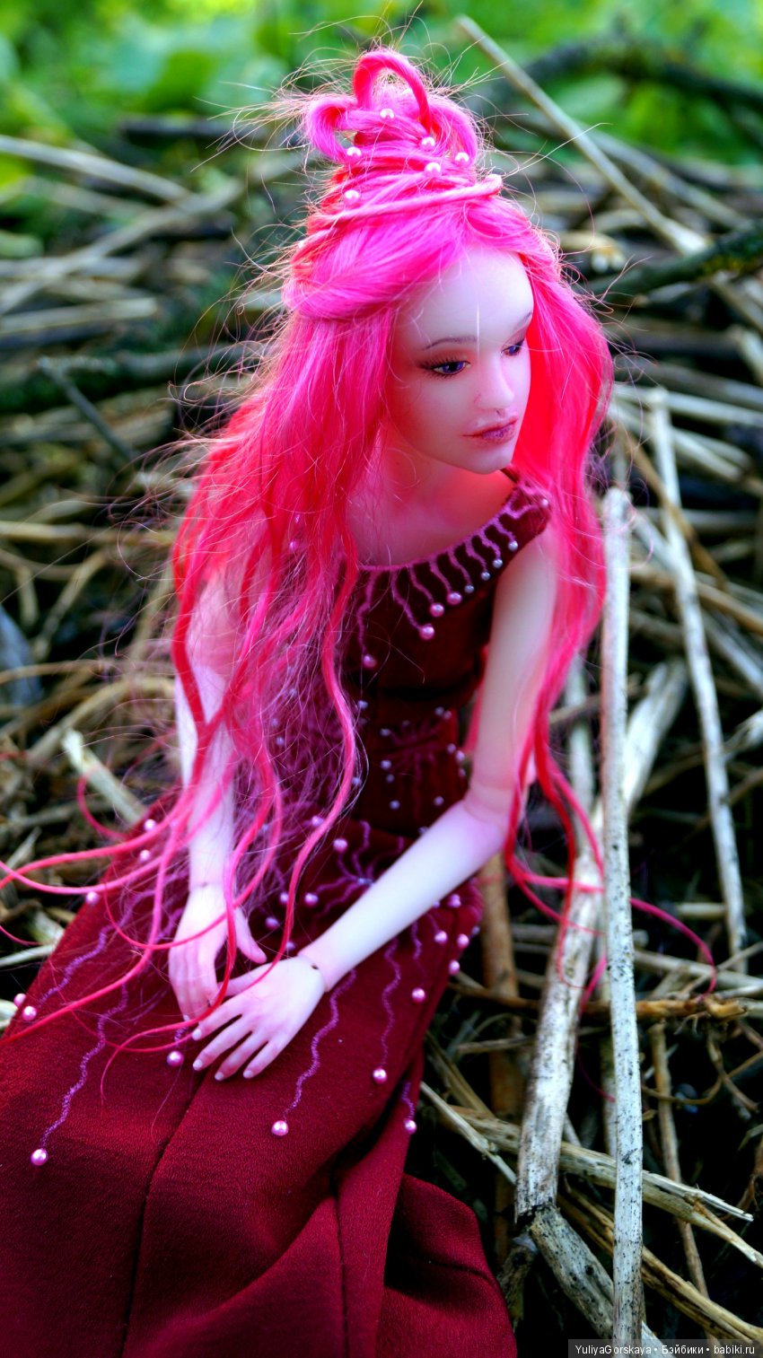 История преобразования одной моей полиуретановой куколки Ифе (фото 3)