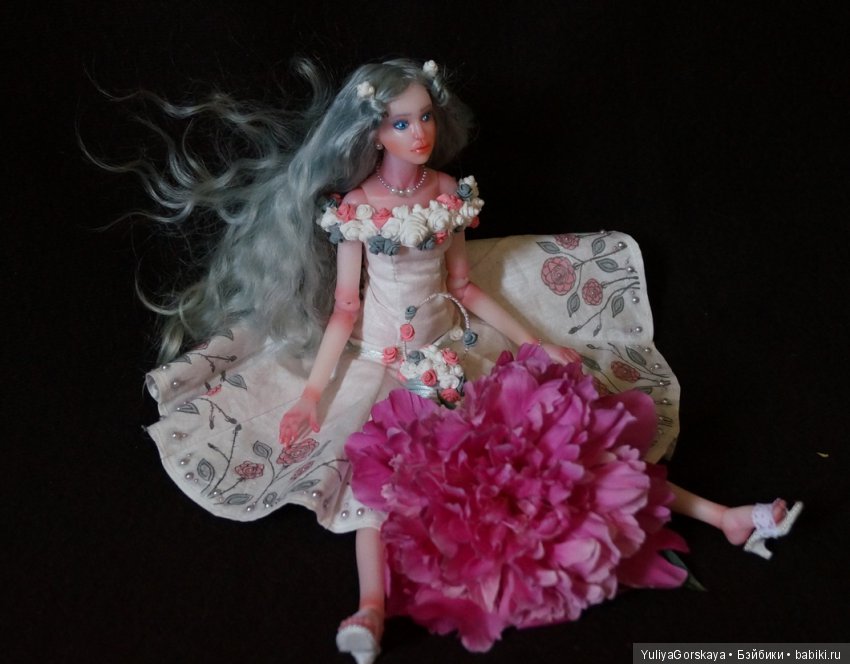 История преобразования одной моей полиуретановой куколки Ифе (фото 5)
