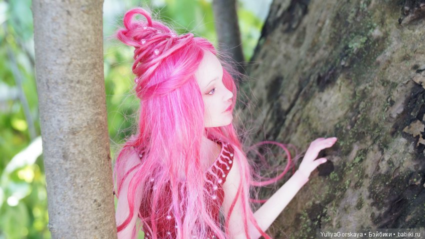 История преобразования одной моей полиуретановой куколки Ифе (фото 2)