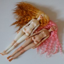 Перетяжка шарнирной куклы 2 резинками без петель, Estera dolls