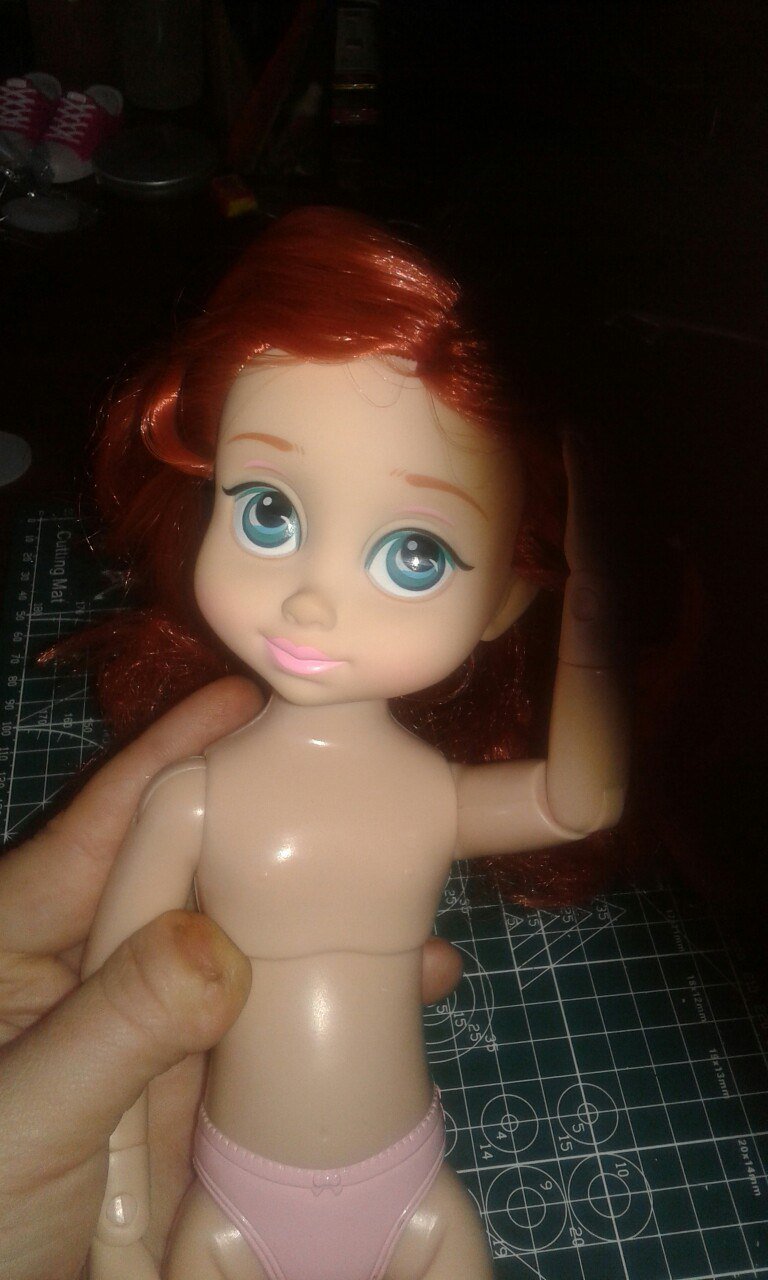 Ещё один способ гибридизации на теле Jolina Zapf Creation и сравнение 2-х типов тела Джолин