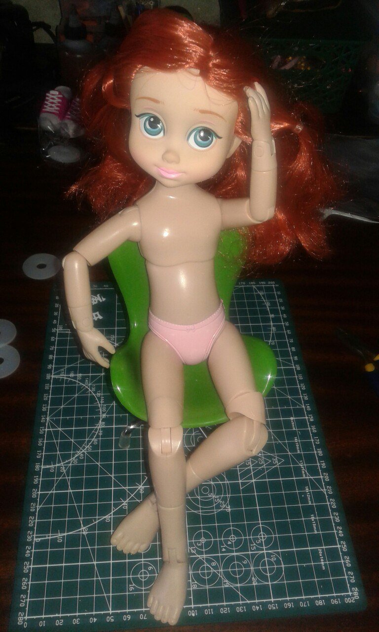 Ещё один способ гибридизации на теле Jolina Zapf Creation и сравнение 2-х типов тела Джолин